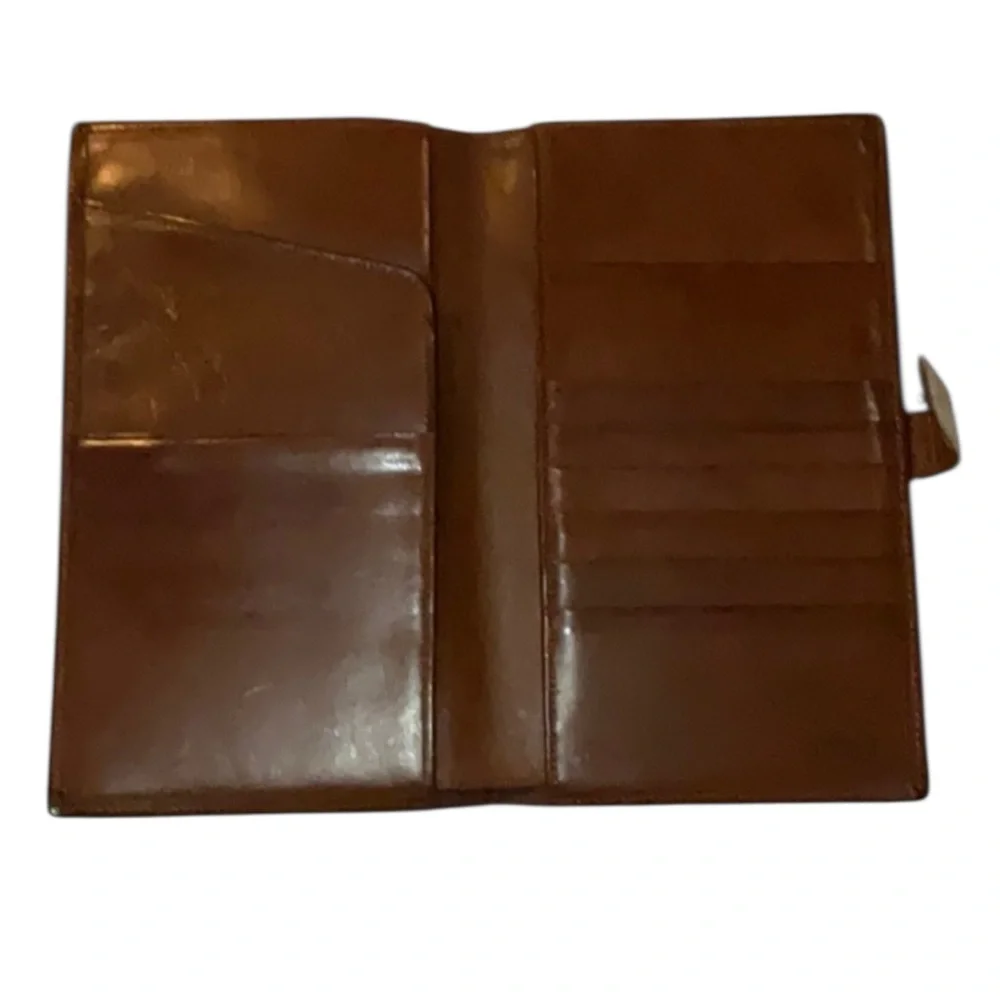 1970 Coach Vintage Leather  Travel Wallet / Passport carrier over 50 years old - Picture 2 of 4